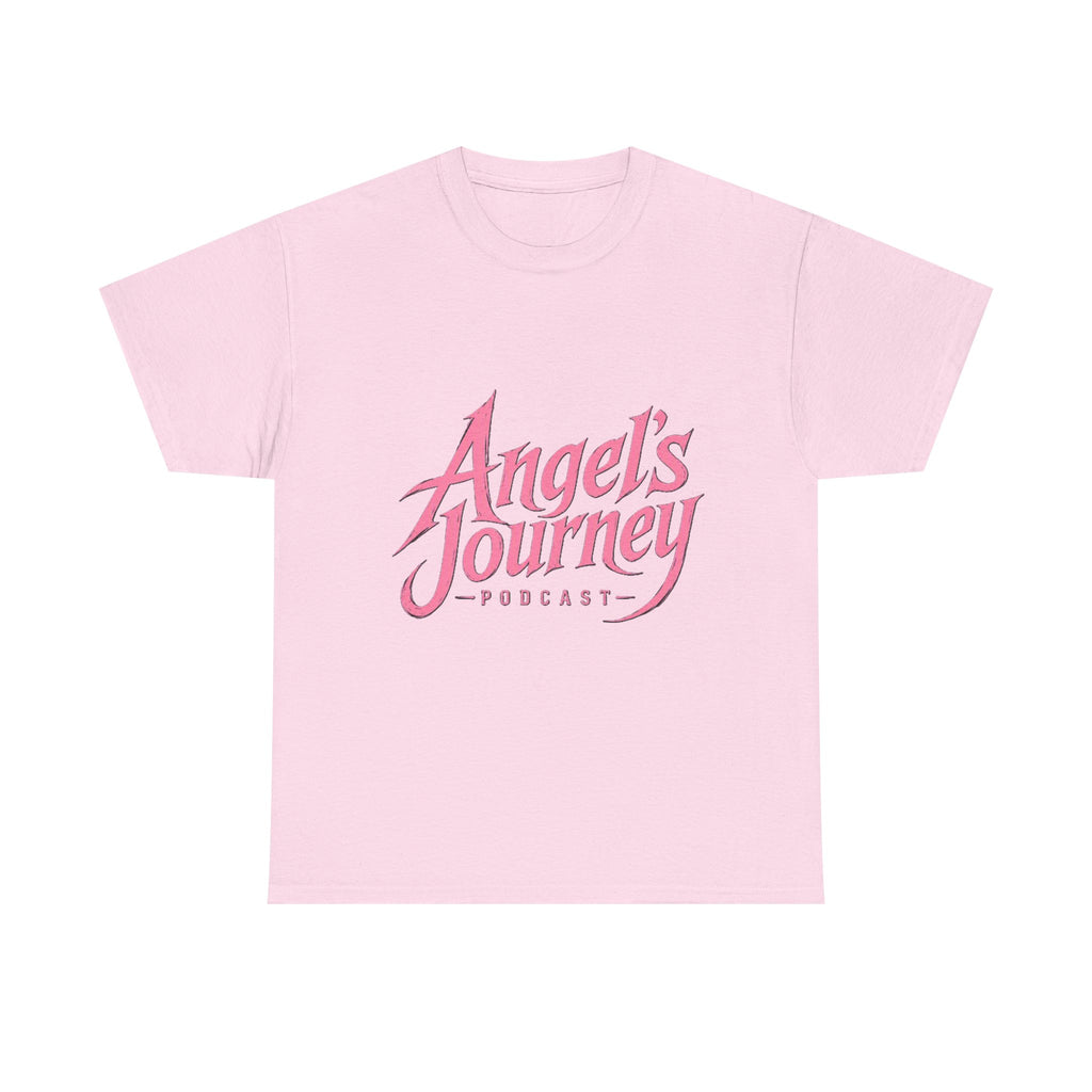 Angels Journey Tee — "Freely You Have Received" Floral Back Graphic