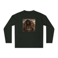 Matthew 18:12 Shepherd Graphic Long Sleeve Shirt — Jesus Carrying Lamb Faith Tee